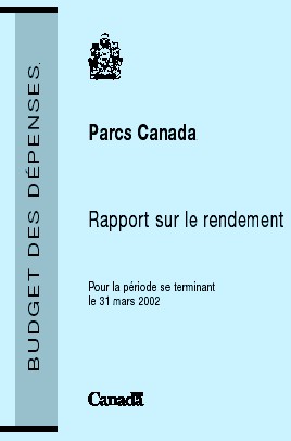 Parcs Canada Rapport sur le rendement 2001-2002