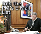 Join the PM's E-Mail List