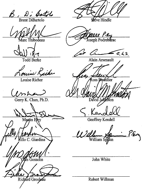 First Signature Page - Agreement ASE