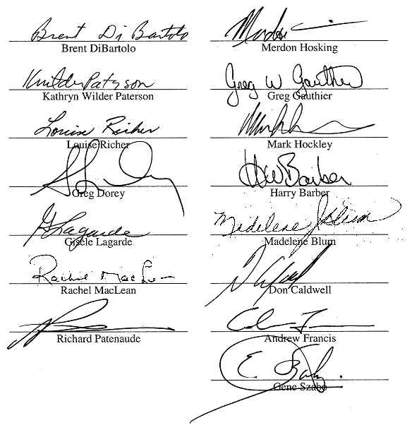 FI signatures