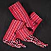 Photograph of a woven Mtis sash. Its colours have historical and cultural significance