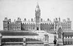 Photograph of the Centre Block of the Parliament Buildings, circa 1884