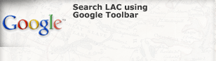 Search LAC using Google Toolbar