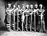Photograph of the Gore Bay hockey team, 1921
