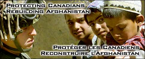 Rebuilding Afghanistan / Reconstruire L'Afghanistan    Photo: Sgt Frank Hudec