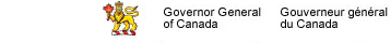 Governor General of Canada / Gouverneur gnral du Canadaa