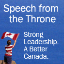 Speech from the Throne. Strong Leadership. A Better Canada.