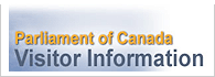 Parliament of Canada Visitor Information