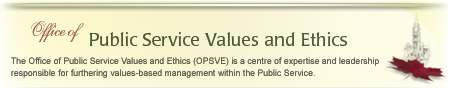 Office of Public Service Values and Ethics