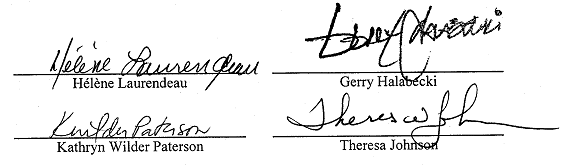 table 3 signatures