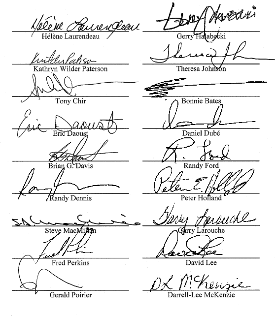 table 3 signatures