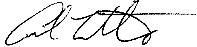 Carl Trottier's signature