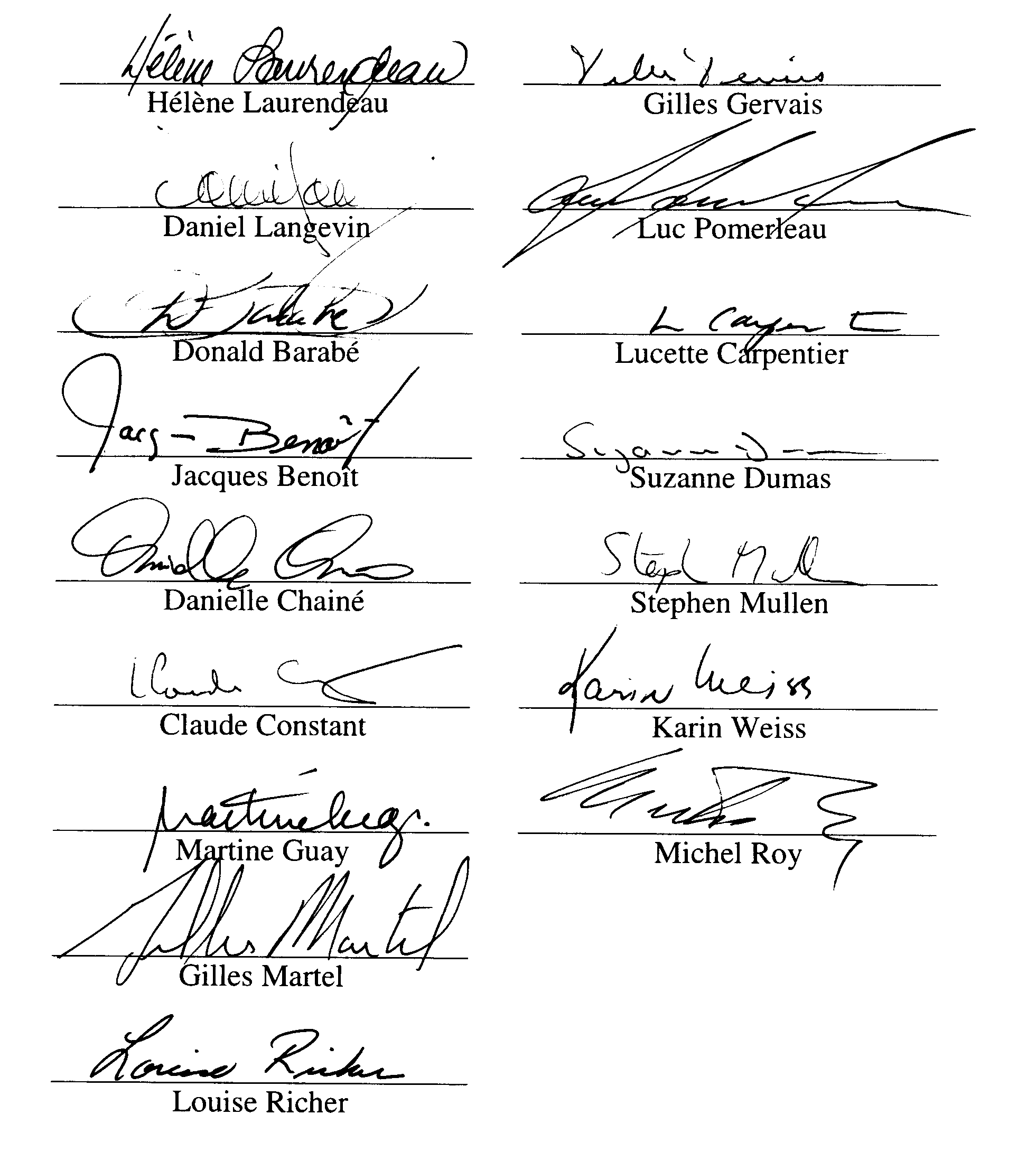 page signature - convention (TR)