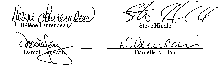 Signature Page Appendix H (20507 bytes)