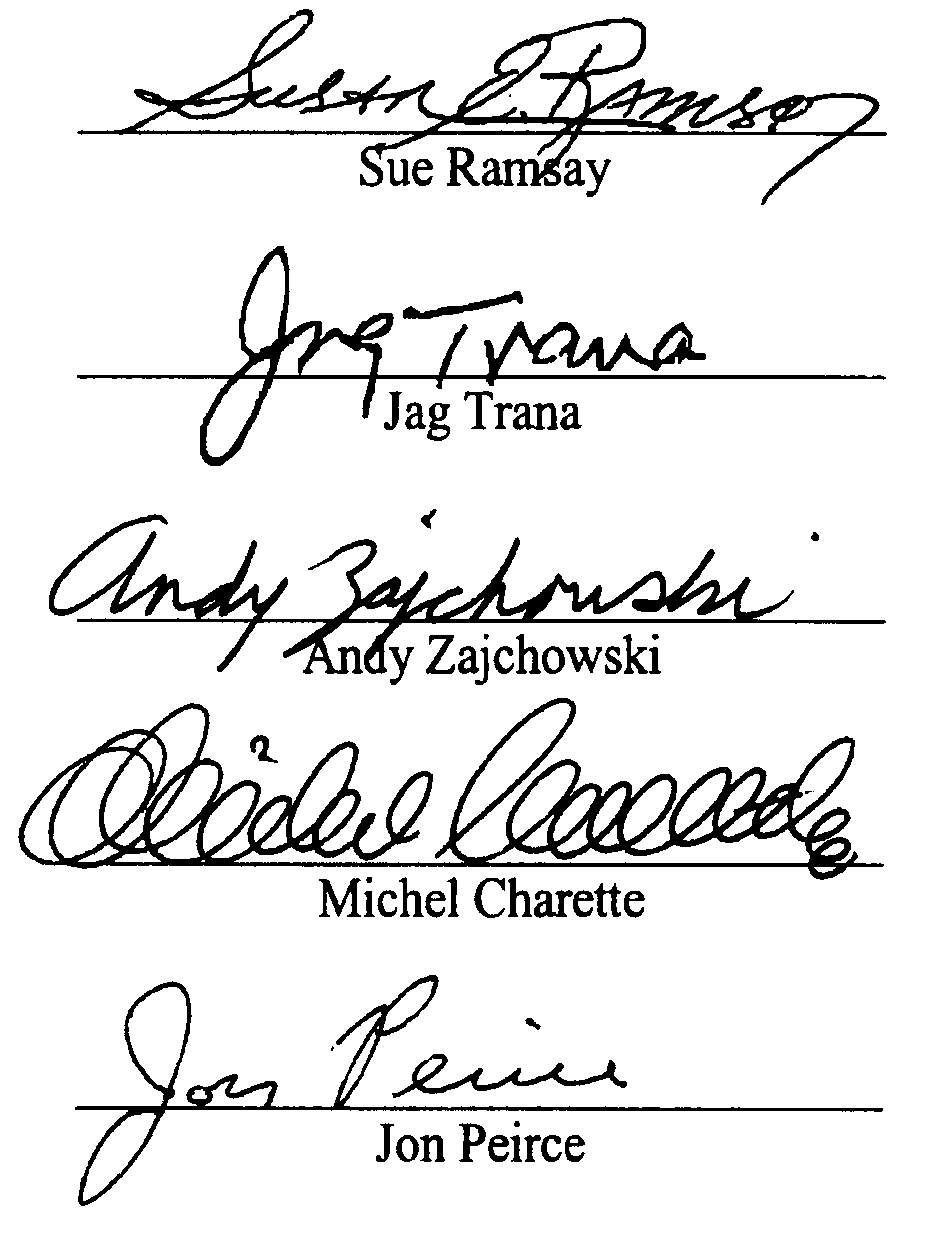 signing page