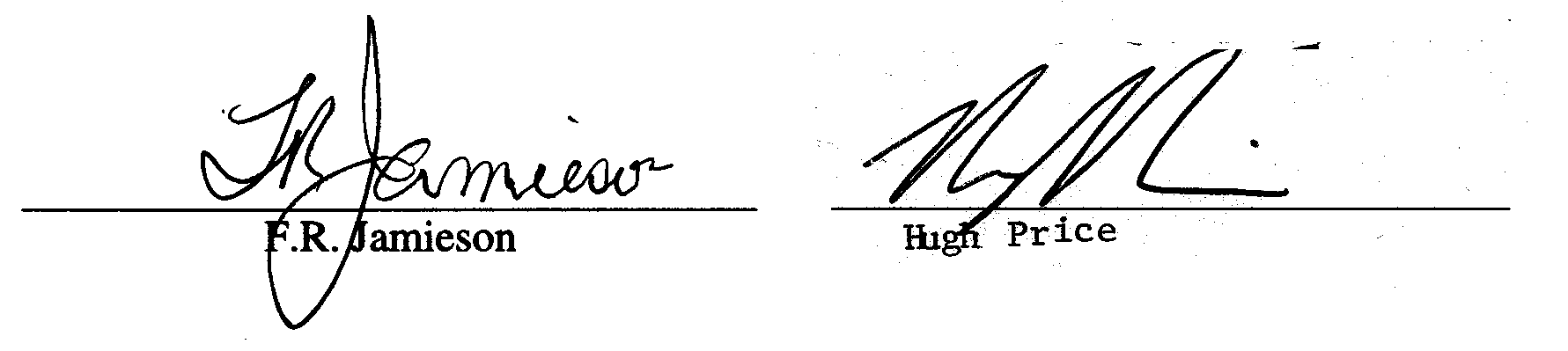 Signature for Letter of Understanding