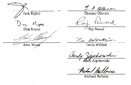 Second signing page