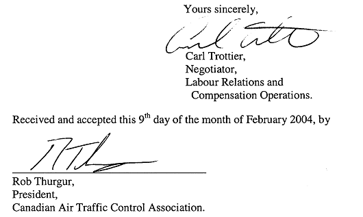 Signature - Letter of Understanding 1-04