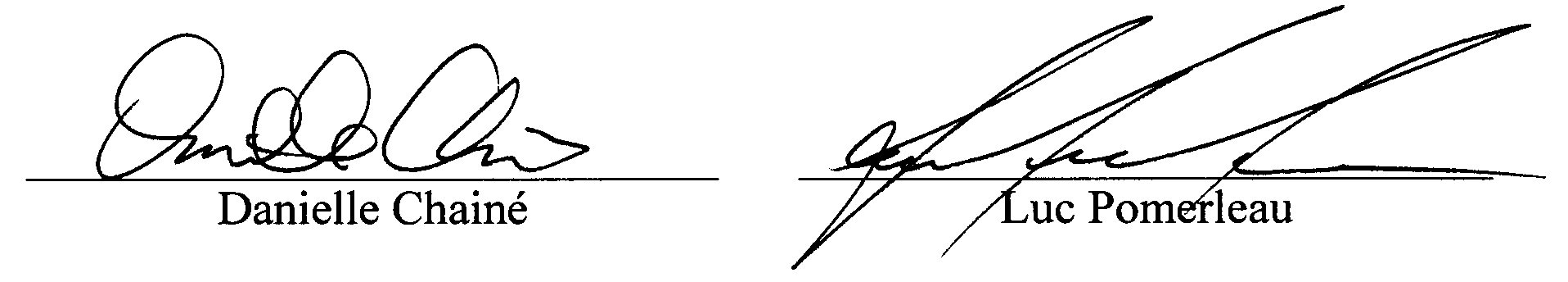 Signature Page - MOU - TR Agreement