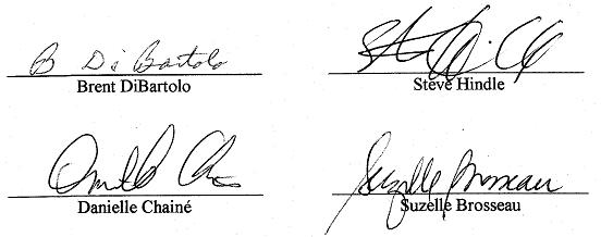 Health Services (SH) signatures