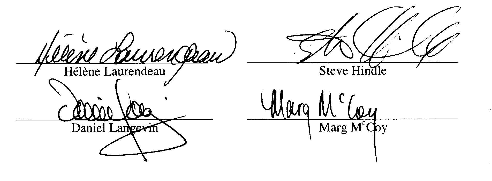 Signature Page - Appendix & SH & C