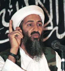 Osama bin Laden speaks in 1998 at a meeting at an undisclosed location in Afghanistan. 