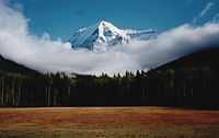 Mount Robson, Canadian Rockies in British Columbia.