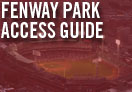 fenway park access guide