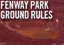 ground rules at fenway park