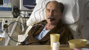 Actor Robert Duvall in a scene from the film Thank You for Smoking. Tobacco use in film peaked in 2005 in the U.S., the U.S. Centers for Disease Control and Prevention says.