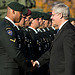 PM Harper travels to Quebec City for the 25th anniversary of L'Institut national d’optique (INO) and visits La Citadelle de Québec, where he was made an Honorary Member of the Royal 22e Régiment.