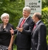 PM Harper makes an announcement in Quebec City