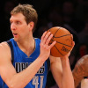 This fan thought the Knicks had won. What happens next is Dirk Nowitzki.