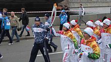 Fichier:2014 Winter Olympics torch relay (Moscow).ogv