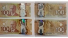 Real and counterfeit $100 bills