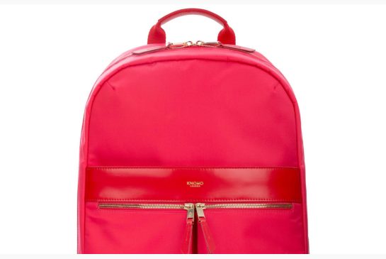 Knomo Beauchamp backpack, available in pink, khaki, black and navy. $215 at iStore www.iStoreworld.com