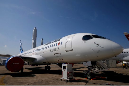 The CSeries jet has yet to begin service and faces stiff competition in the marketplace with less-efficient but more widely used Airbus and Boeing designs.
