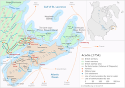 Location of Acadia