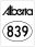 Alberta Highway 839.svg