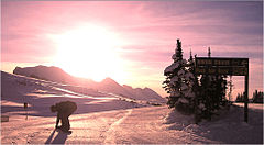 Sunshine Village ski resort