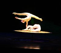Cirque du Soleil performance of Alegría, at the Royal Albert Hall in London