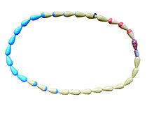 a birth control chain calendar necklace.