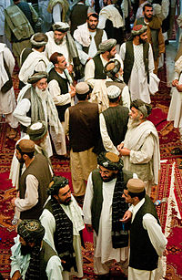 Pashtun men from southern Afghanistan