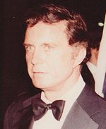 Photo of Cliff Robertson at the Filmex tribute to Elizabeth Taylor in 1981.