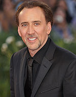 Photo of Nicolas Cage at the Venice Film Festival in 2009.