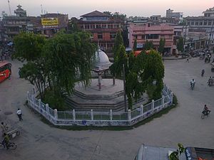 Gajendra chowk situated in the center of the city