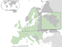 Location of  Brussels  (dark green)– in the European Union  (grey & light green)– in Belgium  (grey)