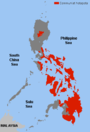 Communist hotspots in the Philippines.png