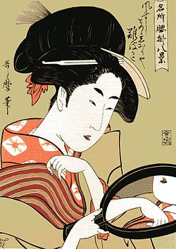 Kitagawa Utamaro ukiyo-e woodblock print.jpg