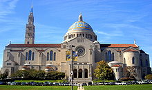 The Basilica of the National Shrine of the Immaculate Conception in Washington, D.C., is the largest Catholic church in the United States and North America
